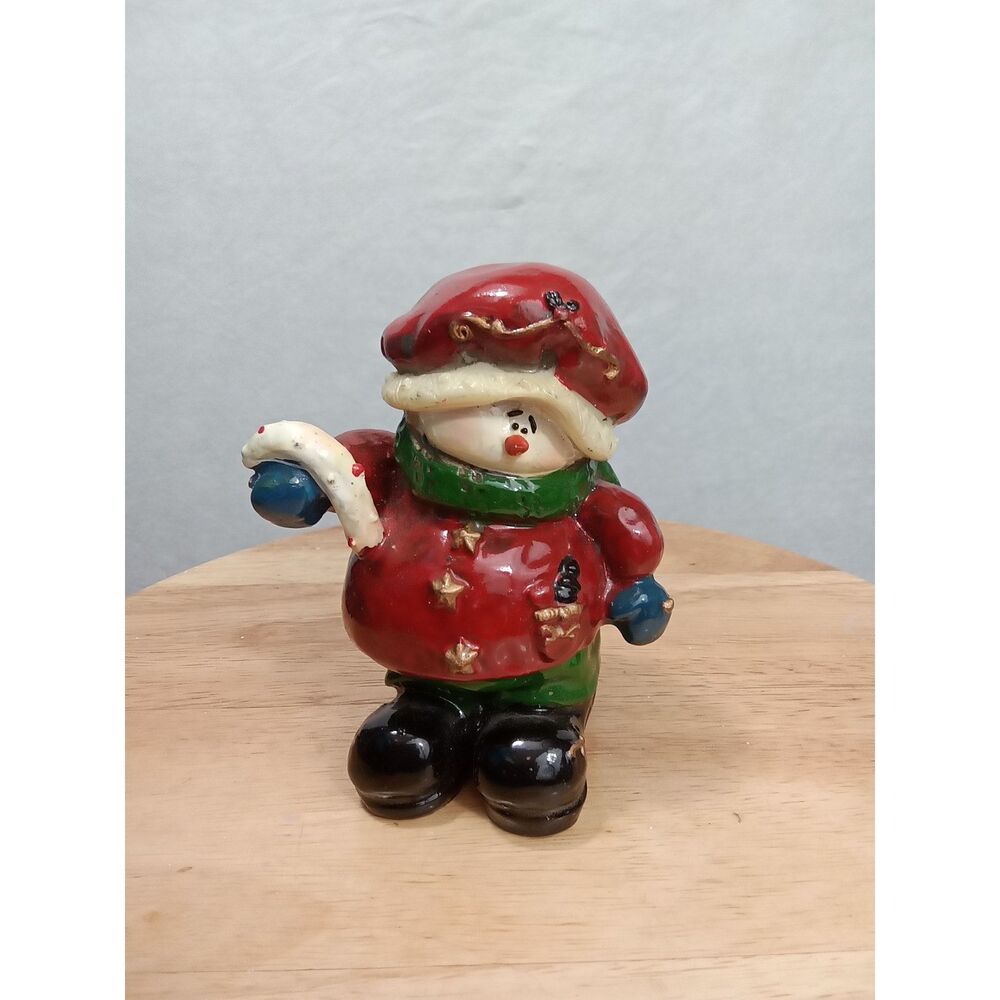 Snowman Figurine‎ 4.5"x4"x3.5" Christmas